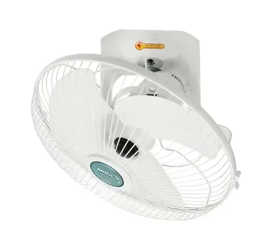 Mira 16" Ceiling Mounted Fan Soundless M-168 White